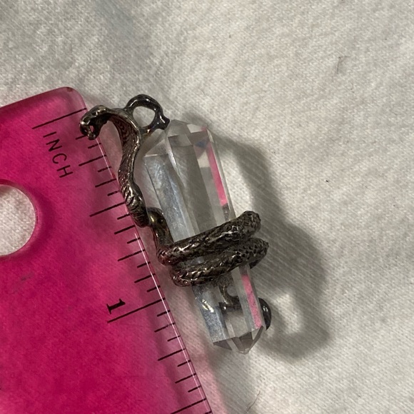 Snake 🐍 pendant on crystal - Picture 4 of 7
